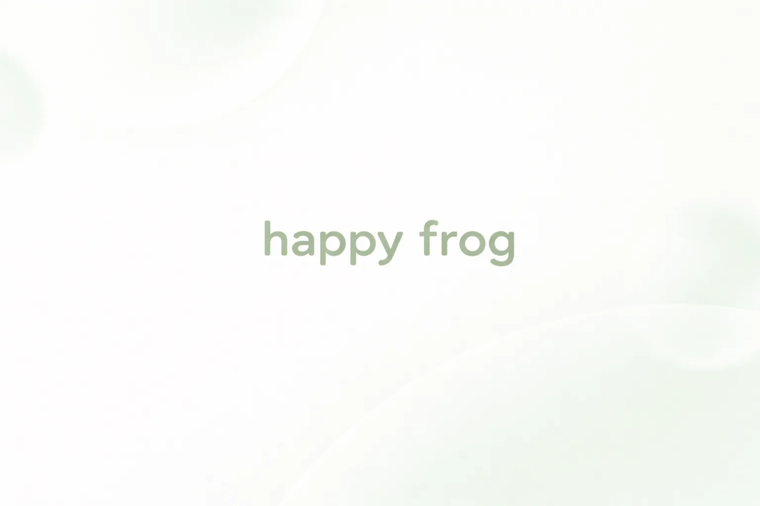 Happy Frog